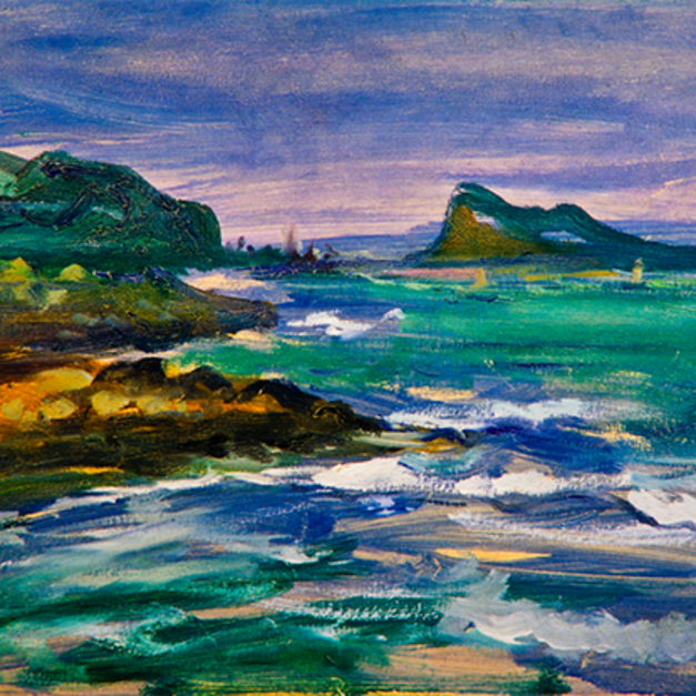 洪瑞麟授權數位典藏｜編號259 風景