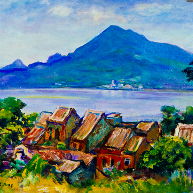 洪瑞麟授權數位典藏｜編號243 風景