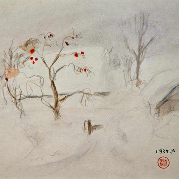 洪瑞麟授權數位典藏｜編號305 風景