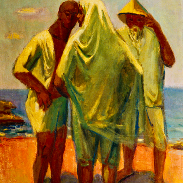 洪瑞麟授權數位典藏｜編號405 人像