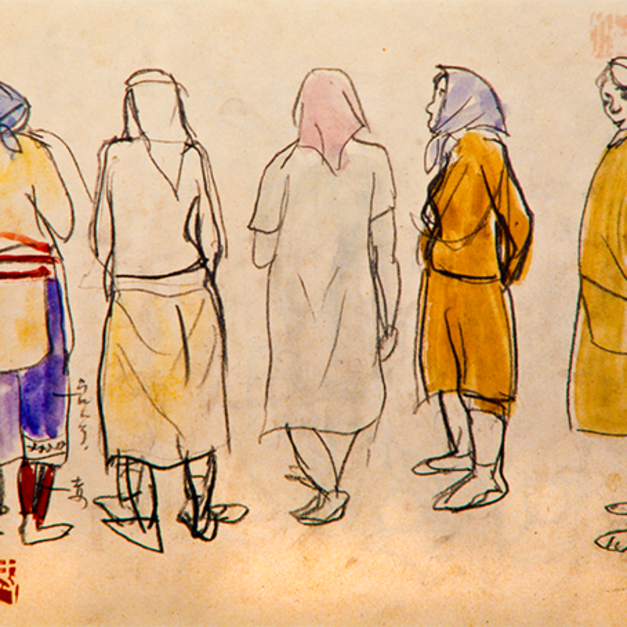 洪瑞麟授權數位典藏｜編號404 人像