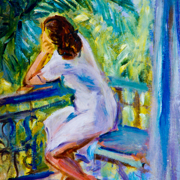 洪瑞麟授權數位典藏｜編號415 人像