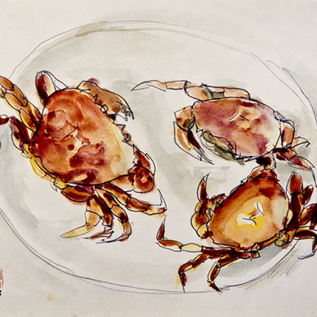 洪瑞麟授權數位典藏｜編號556 靜物