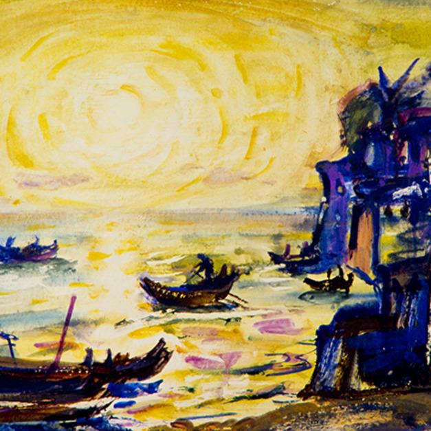 洪瑞麟授權數位典藏｜編號313 風景