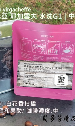 經典單品 【衣索比亞 耶加雪夫】水洗G1 | 中烘焙 (濾掛包) 掛耳咖啡