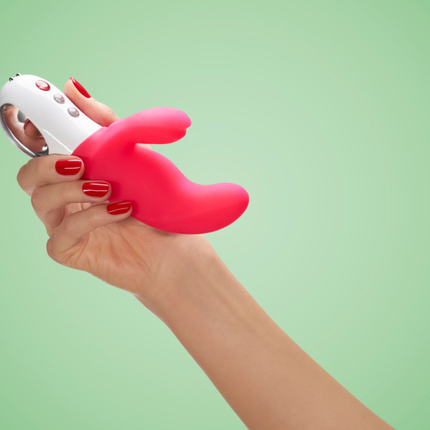 (澀姐姐-限時限量團購價)碧玉小姐(小)-雙重時尚奢華按摩棒(粉紅)(充電式)