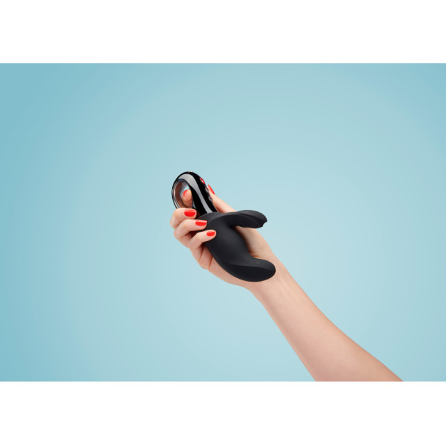 (澀姐姐-限時限量團購價)碧玉小姐(小)-雙重時尚奢華按摩棒(黑)(充電式)