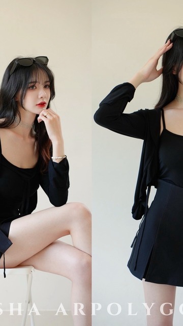 ➤Mcasha設計款四季百搭質感褲裙 XS-L (3色)