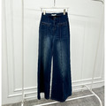 ➤時髦超長腿顯瘦牛仔大喇叭長褲S-L_3
