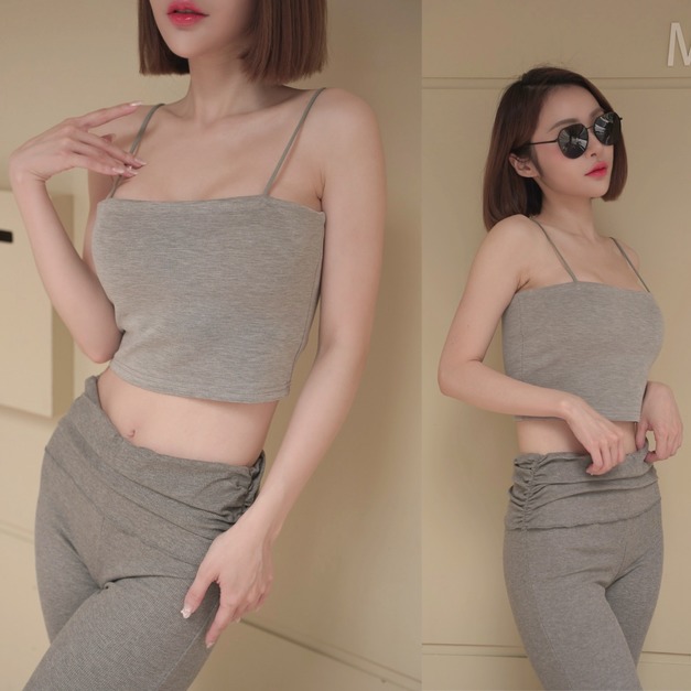 ➤舒服能彈力胸墊背心(4色)