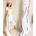 ➤舒服能太空棉涼爽修身運動風寬褲 (4色)