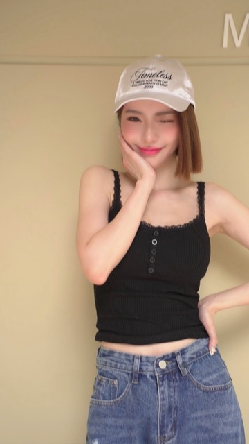 ➤絲絨光澤感棒球帽