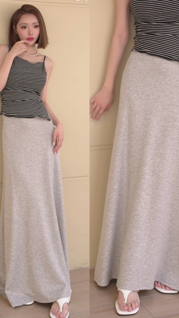 ➤舒服能氣質高雅A字長裙(3色)