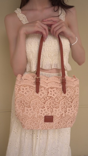 ➤時尚提花手提袋肩背包