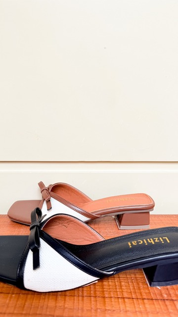 好穿氣質百搭拼色拖鞋35-39