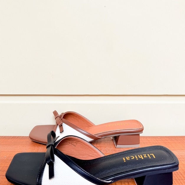 ➤好穿氣質百搭拼色拖鞋35-39