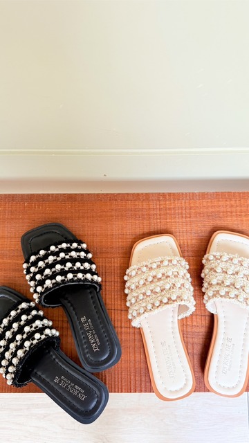 ➤氣質珍珠拖鞋