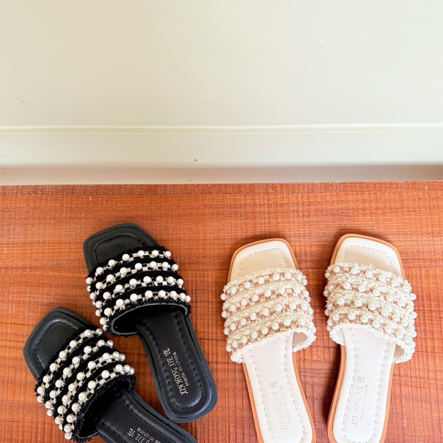 ➤氣質珍珠拖鞋