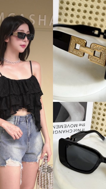 ➤一秒上相鑲金墨鏡