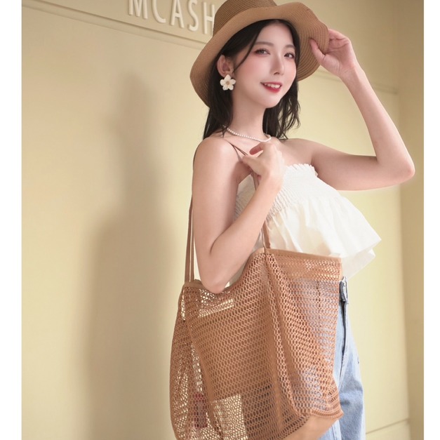 ➤度假網格提袋