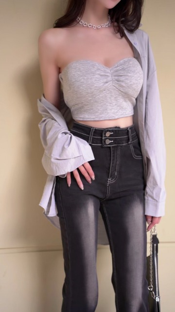 ➤舒服能百搭桃心抹胸(3色)