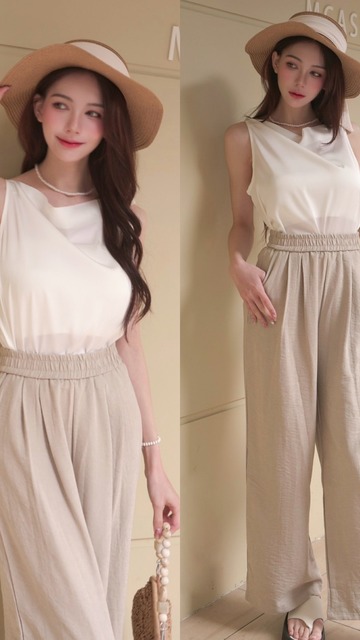 ➤氣質緞光垂墜上衣(4色)