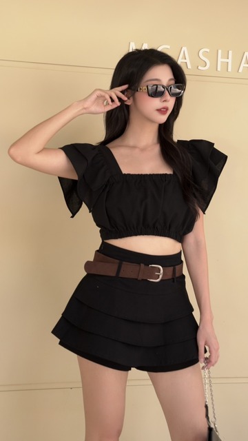 ➤兩面都能穿蝴蝶上衣