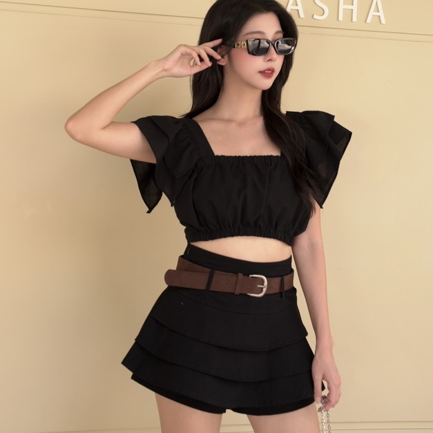 ➤兩面都能穿蝴蝶上衣