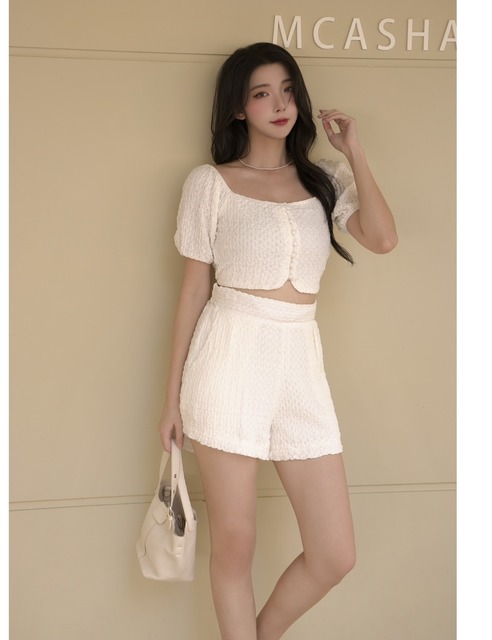 ➤皺巴巴氣質套裝(2色)