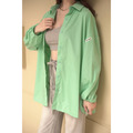 ➤後開岔立領寬鬆襯衫(2色)_3
