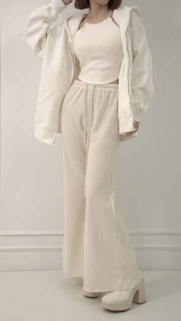 ➤羊絨百搭舒適微喇叭長褲（5色）