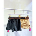 復古麂皮鬆緊褲裙S~L (2色)_2