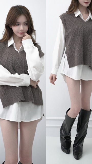 ➤學院風兩件套(4色)