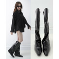 時尚裙子尖頭長靴35-40_1