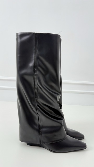 時尚裙子尖頭長靴35-40