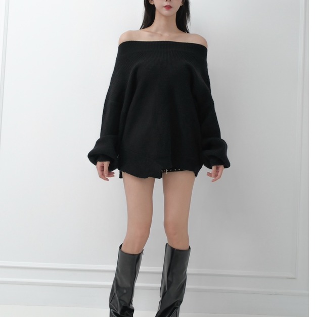 ➤多穿法氣質下擺不規則毛衣(4色)