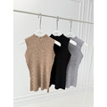 非常百搭四季皆可穿無袖針織背心(5色)_4