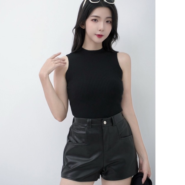 非常百搭四季皆可穿無袖針織背心(5色)