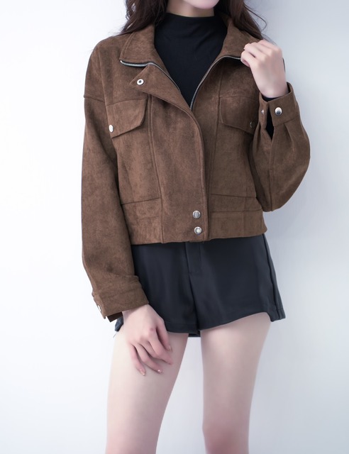 麂皮率性挺版外套(2色)