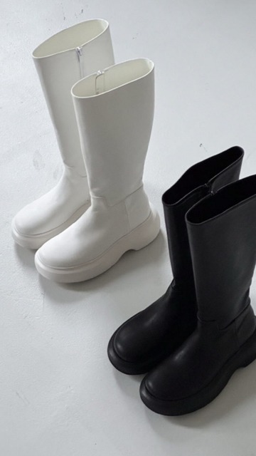 韓國素面百搭長靴(2色)36-40