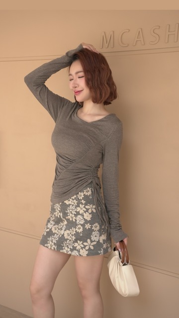 防曬透氣首選♡♡♡氣質柔軟絲滑抽繩上衣S~M