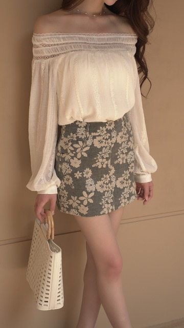 氣質一字領棉麻防曬上衣(2色)