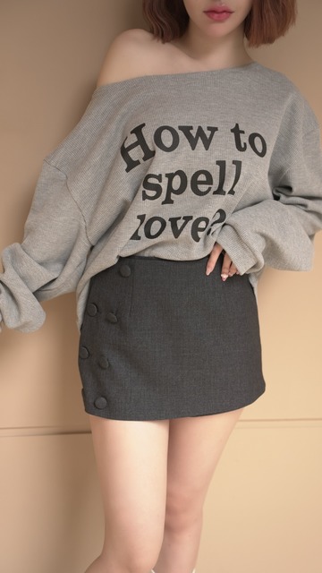 時髦雙排釦短裙內有安全褲S~L