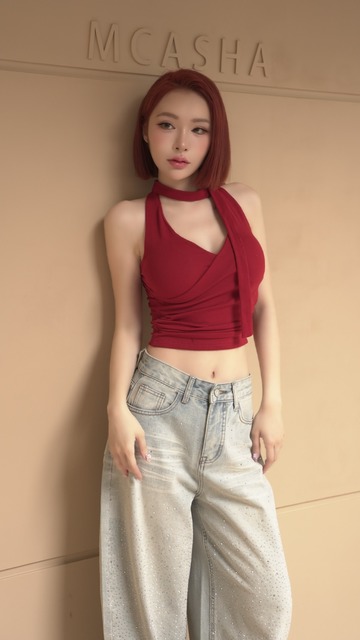 繞頸綁脖背心(5色)