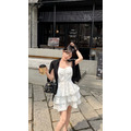 芭蕾風棉麻短洋_1