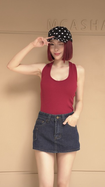 多色美背胸墊背心(5色)