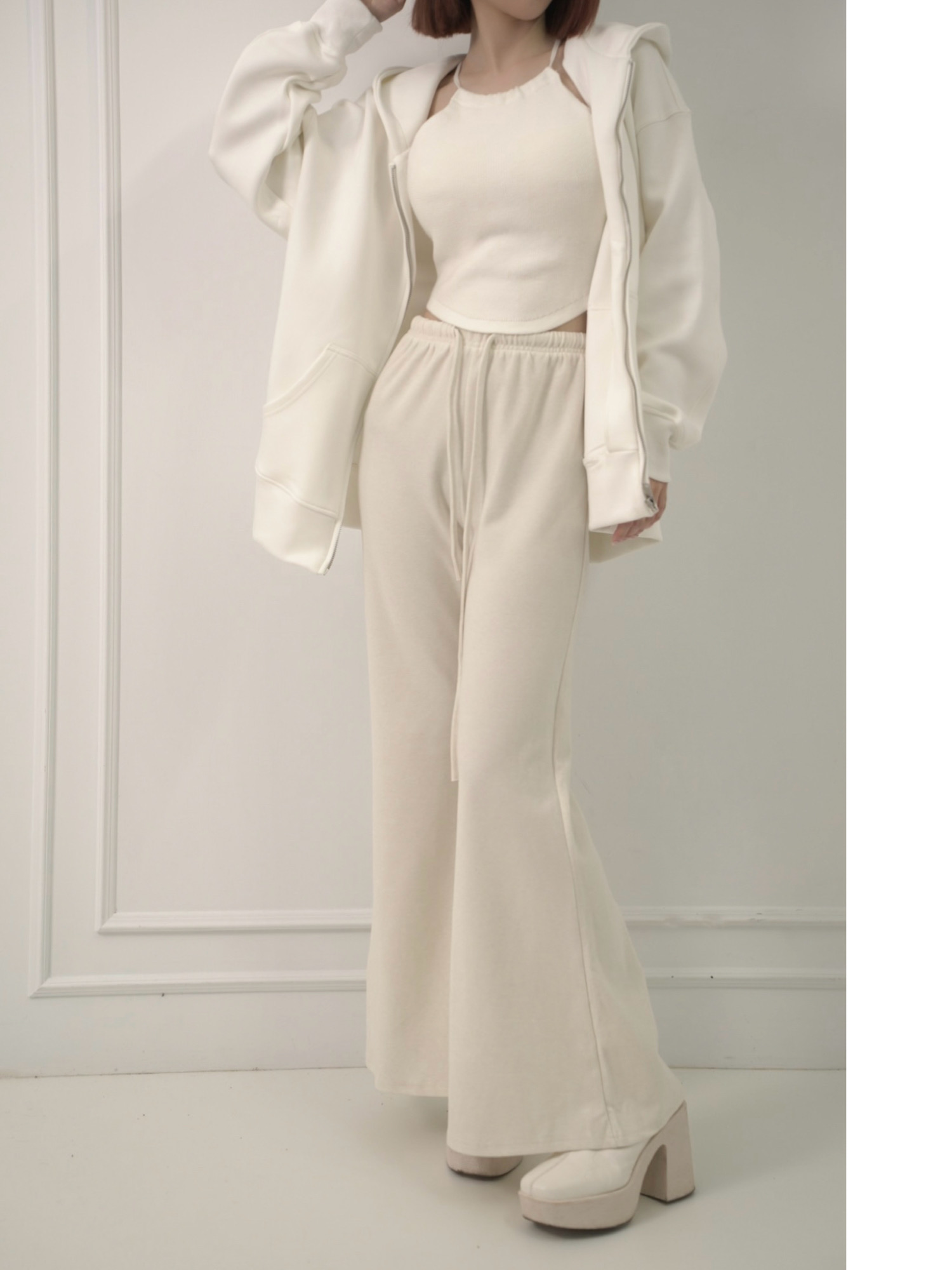 ➤羊絨百搭舒適微喇叭長褲（5色）