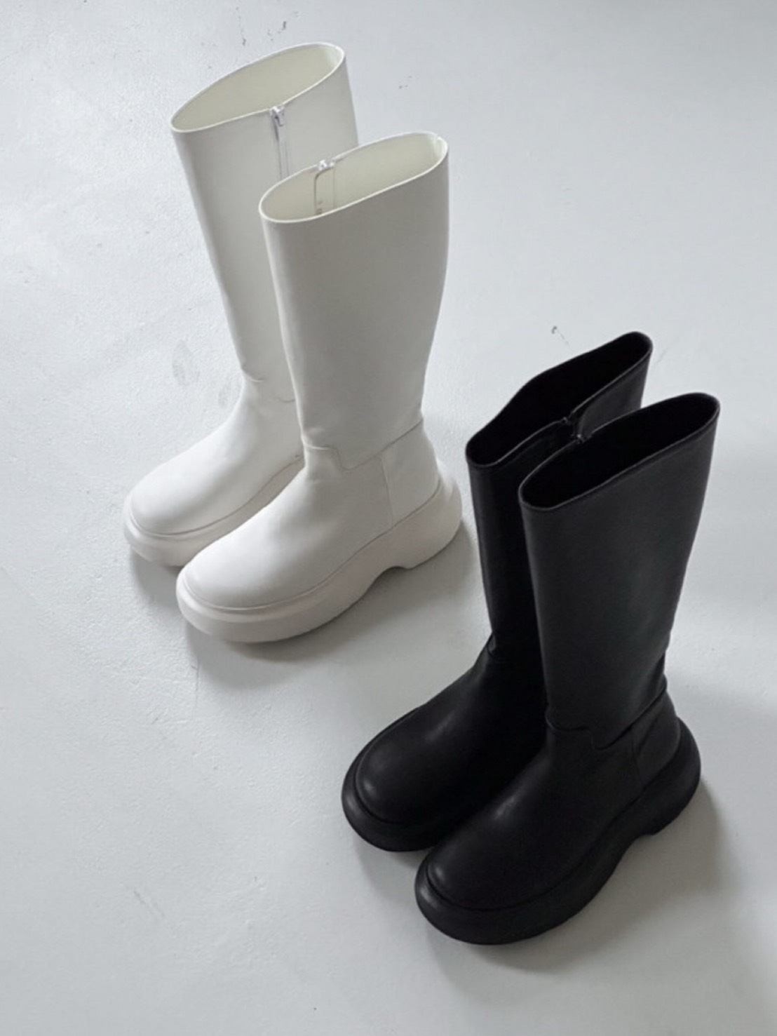 韓國素面百搭長靴(2色)36-40