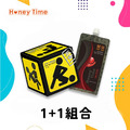 Honey Time 哈妮來 · 樂活套三合一 保險套 衛生套-黃12入+ Honey Time 蜜諾．呵護級水性潤滑液│熱感水潤 20ml
