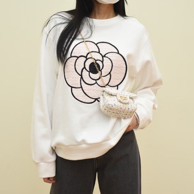 正韓-小香圓領tee(附包包)